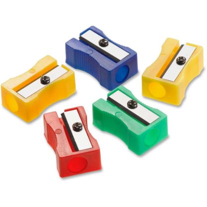 Picture of Acme United Plastic Manual Pencil Sharpener, Assorted Colors, Pack Of 24