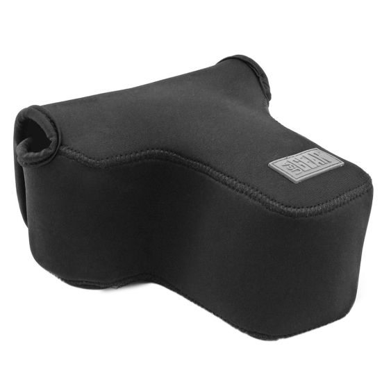 Picture of USA Gear FlexARMOR Neoprene Sleeve For Digital SLR Cameras, 6.0inH x 5.75inW x 3.0inD, Black