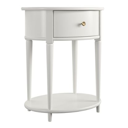 Picture of Ameriwood Home Aurora End Table, 26inH x 21-5/8inW x 17-5/8inD, White