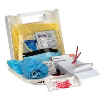 Picture of First Aid Only Bloodborne Pathogen Spill Kit, 25-Piece Kit