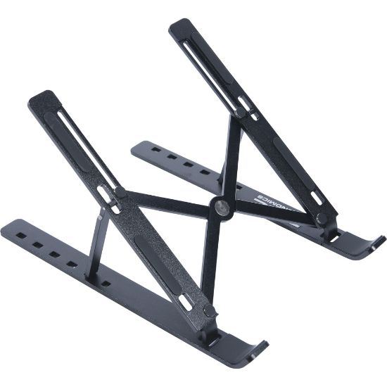 Picture of DAC Portable and Adjustable Laptop/Tablet Stand - Notebook, Tablet, Cell Phone Support - Aluminum Alloy - Black