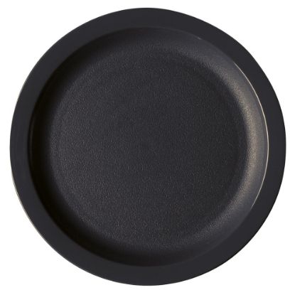 Picture of Cambro Camwear Round Dinnerware Plates, 8-1/4in, Black, Set Of 48 Plates