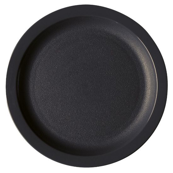 Picture of Cambro Camwear Round Dinnerware Plates, 8-1/4in, Black, Set Of 48 Plates