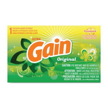 Picture of Gain Powder Laundry Detergent, Original Scent, 1.8 Oz, Carton Of 156 Boxes