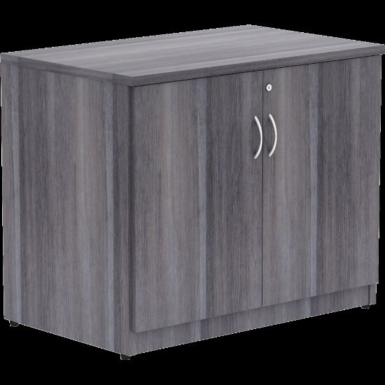 Picture of Lorell Essentials 36inW 2-Door Storage Cabinet, Weathered Charcoal