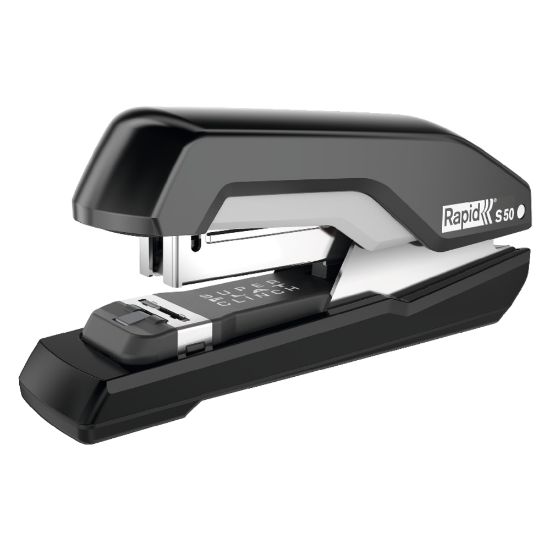 Picture of Rapid S50 High-Capacity Desk Stapler, Black/Red