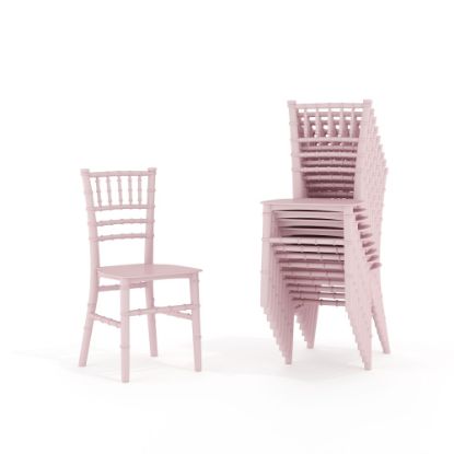 Picture of Flash Furniture Childs Party And Event Chiavari Chairs, Pink, Pack Of 10 Chairs