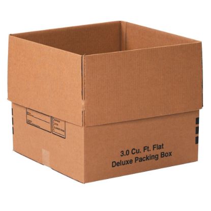 Picture of Office Depot Brand Deluxe Moving & Storage Boxes, 18in x 18in x 16in, Kraft, Case Of 20