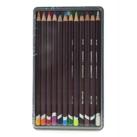 Picture of Derwent Coloursoft Pencil Set, Assorted Colors, Set Of 12 Pencils