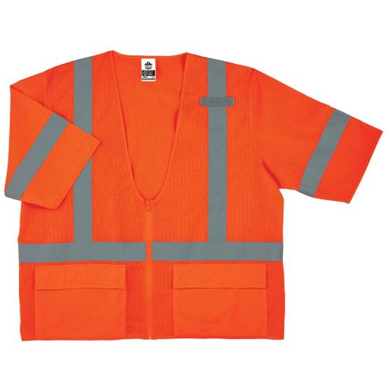 Picture of Ergodyne GloWear Safety Vest, Standard, Type-R Class 3, Large/X-Large, Orange, 8320Z