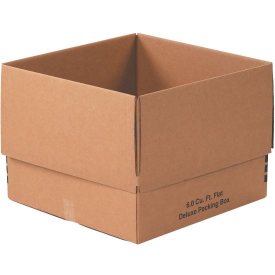 Picture of Partners Brand Corrugated Deluxe Moving Boxes, 24in x 24in x 18in, Kraft, Pack Of 10