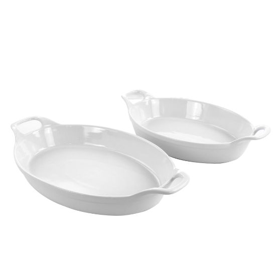 Picture of Martha Stewart Stoneware Baker Set, White