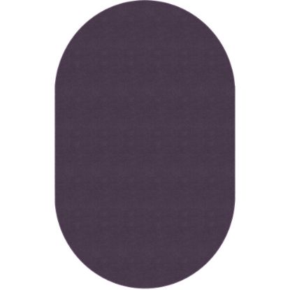 Picture of Flagship Carpets Americolors Rug, Oval, 7ft 6in x 12ft, Pretty Purple