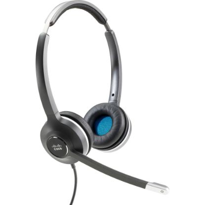 Picture of Cisco Headset 500 Series - Stereo - USB Type C - Wired - 90 Ohm - 50 Hz - 18 kHz - Over-the-head - Binaural - Supra-aural - Uni-directional, Electret, Condenser Microphone