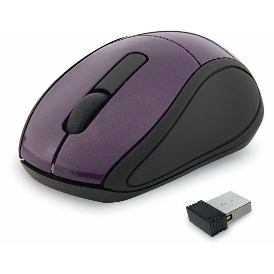 Picture of Verbatim Wireless Mini Travel Optical Mouse, Purple