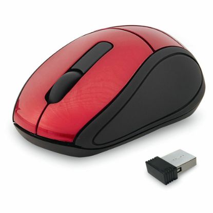 Picture of Verbatim Wireless Mini Travel Mouse, Red