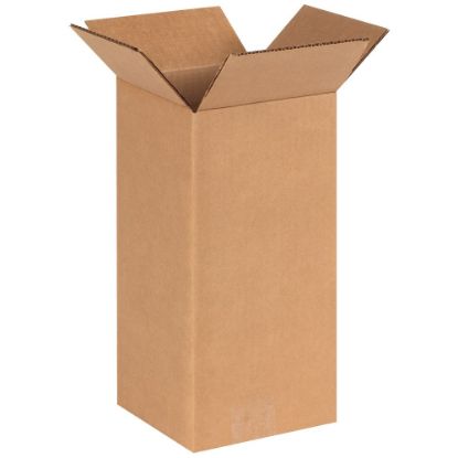 Picture of Partners Brand Tall Corrugated Boxes, 6in x 6in x 12in, Kraft, Pack Of 25