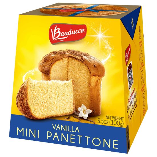 Picture of Bauducco Foods Mini Vanilla Panettonne, 2.8 Oz, Case of 24 Boxes