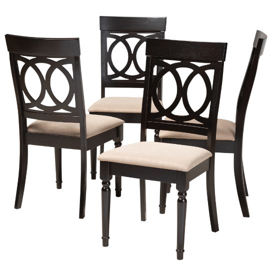 Picture of Baxton Studio 9731 Dining Chairs, Sand, Set Of 4 Chairs