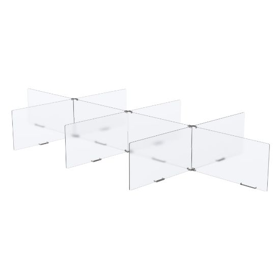 Picture of MARVEL 8-Way Table Divider, Clear/Silver