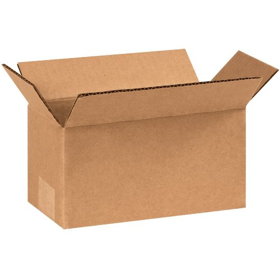 Picture of Partners Brand Long Corrugated Boxes, 8in x 4in x 4in, Kraft, Pack Of 25