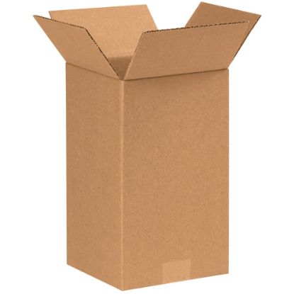 Picture of Partners Brand Tall Corrugated Boxes, 7in x 7in x 12in, Kraft, Pack Of 25