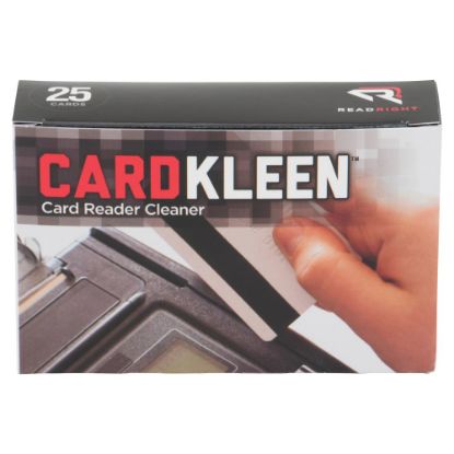 Picture of Read/Right CardKleen Magnetic Head Cleaner, 2.5in x 5.3in, Box Of 25