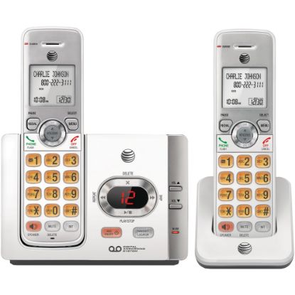 Picture of AT&T DECT 6.0 Cordless Answering System With Caller ID/Call Waiting, White, EL52215