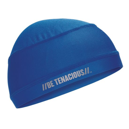 Picture of Ergodyne Chill-Its 6632 Cooling Skull Caps, Blue, Pack Of 6 Caps