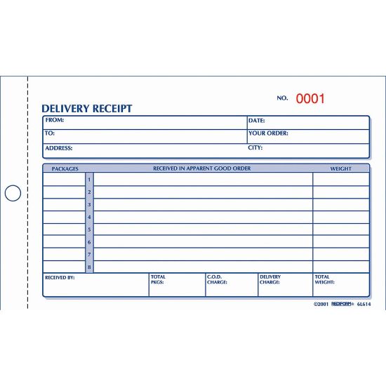 Picture of Rediform Delivery Receipt Book, 2-Part