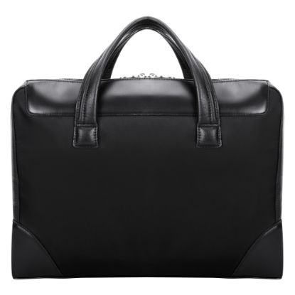 Picture of McKleinUSA Harpswell Nylon Dual-Compartment Briefcase With 15in Laptop Pocket, Black