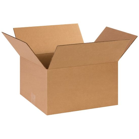 Picture of Partners Brand Corrugated Boxes, 14in x 12in x 8in, Kraft, Pack Of 25