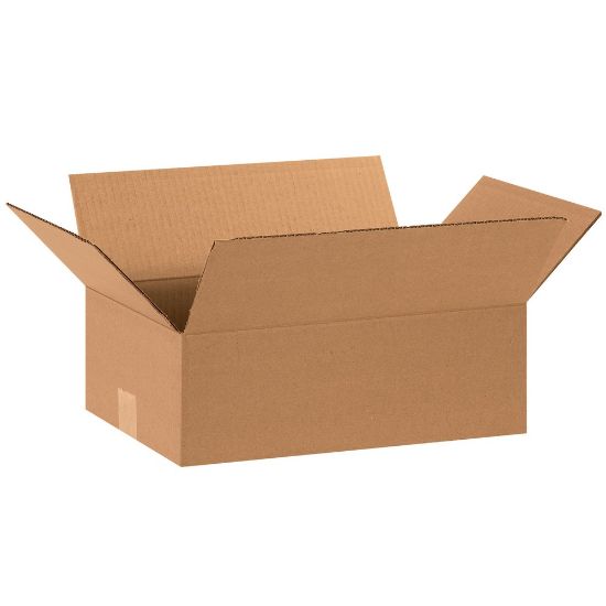 Picture of South Coast Paper Corrugated Cartons, 15in x 10in x 5in, Kraft, Pack Of 25