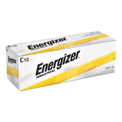 Picture of Energizer Industrial C Alkaline Batteries, Pack Of 12