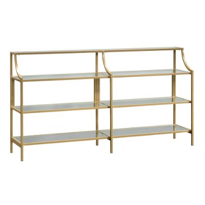 Picture of Sauder International Lux Console Table, Satin Gold