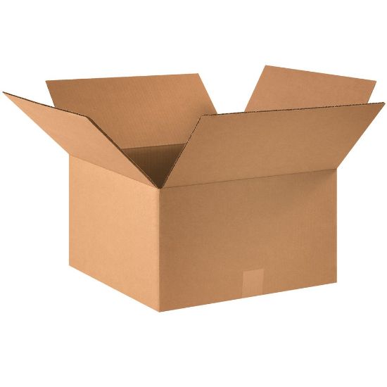 Picture of Partners Brand Corrugated Boxes, 16in x 14in x 12in, Kraft, Pack Of 25