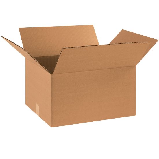 Picture of Partners Brand Corrugated Boxes, 18in x 14in x 10in, Kraft, Pack Of 25