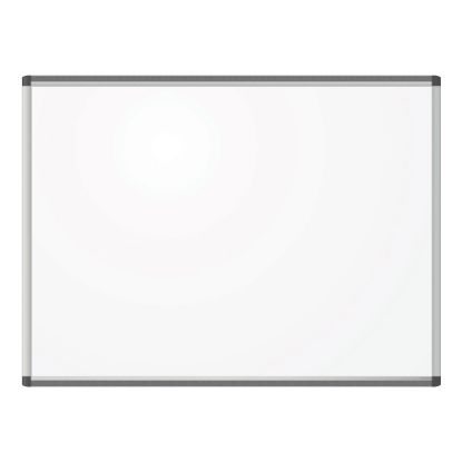 Picture of U Brands PINIT Magnetic Dry-Erase Board, 48in X 36in, Silver Aluminum Frame, Actual Size 47in X 35in (2807U00-01)