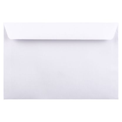 Picture of JAM Paper Booklet Envelopes, 6in x 9in, Gummed Seal, White, Pack Of 50 Envelopes