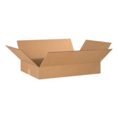 Picture of Partners Brand Flat Corrugated Boxes, 24in x 16in x 4in, Kraft, Pack Of 25