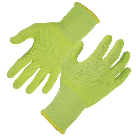 Picture of Ergodyne ProFlex 7040 Polyethylene Food Grade Gloves, Small, Lime, Case Of 144 Pairs