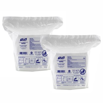 Picture of Purell Hand Sanitizing Wipes, Citrus Scent, 1,700 Wipes Per Bag, Pack Of 2 Bags