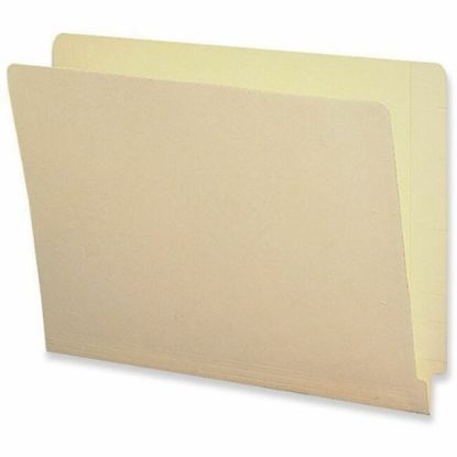 Picture of Sparco Shelf-Master 2-Ply End-Tab Folders, Letter Size, Manila, Box Of 100 Folders