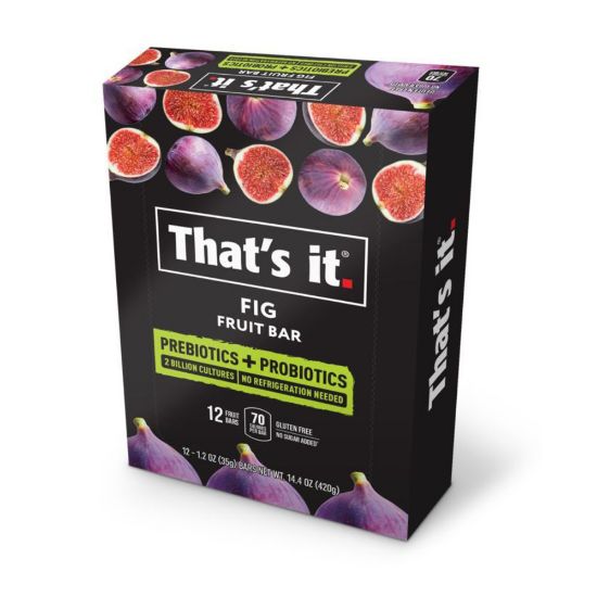 Picture of Thats It Fruit Bars, Probiotic Fig, 1.2 Oz, Pack Of 12 Bars