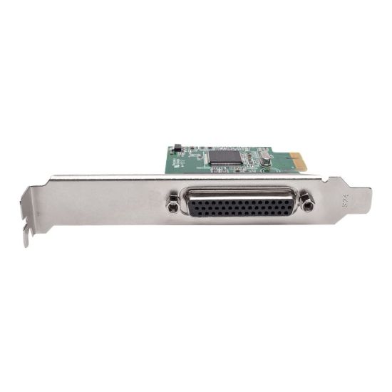 Picture of Tripp Lite 4-Port DB9 (RS-232) Serial PCI Express (PCIe) Card with Breakout Cable - Serial adapter - PCIe - RS-232 x 4 - green