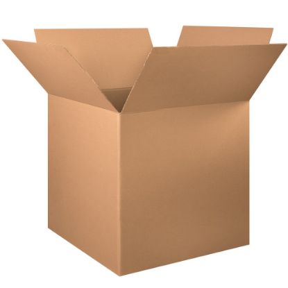 Picture of Partners Brand Corrugated Cube Boxes, 34inL x 34inW x 34inH, Kraft, Pack Of 5