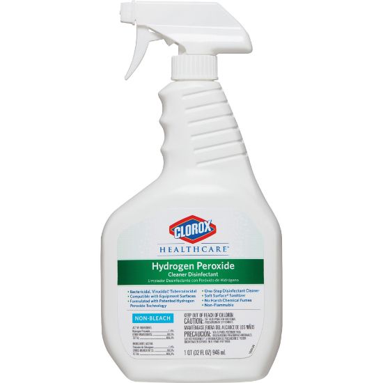 Picture of Clorox Healthcare Hydrogen-Peroxide Disinfecting Cleaner, 22 Oz Bottle