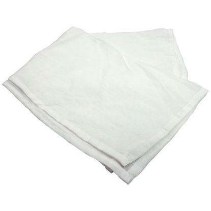 Picture of Kitchen Basics Flour Sack Towels, 24in x 36in, White, Pack Of 12 Towels