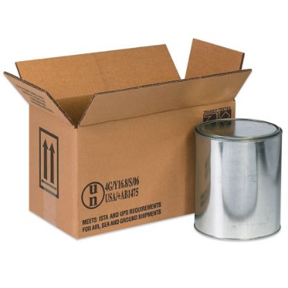 Picture of Partners Brand Brand Hazardous Materials Corrugated Cartons, 2 1-Gallon, 14 1/8in x 6 7/8in x 7 7/8in, Pack Of 20