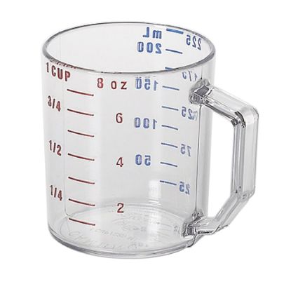 Picture of Cambro Camwear Measuring Cups, 8 Oz, Clear, Pack Of 12 Cups